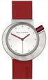 Rolf Cremer Spirale S ii Red Leather Strap silver Dial 508506