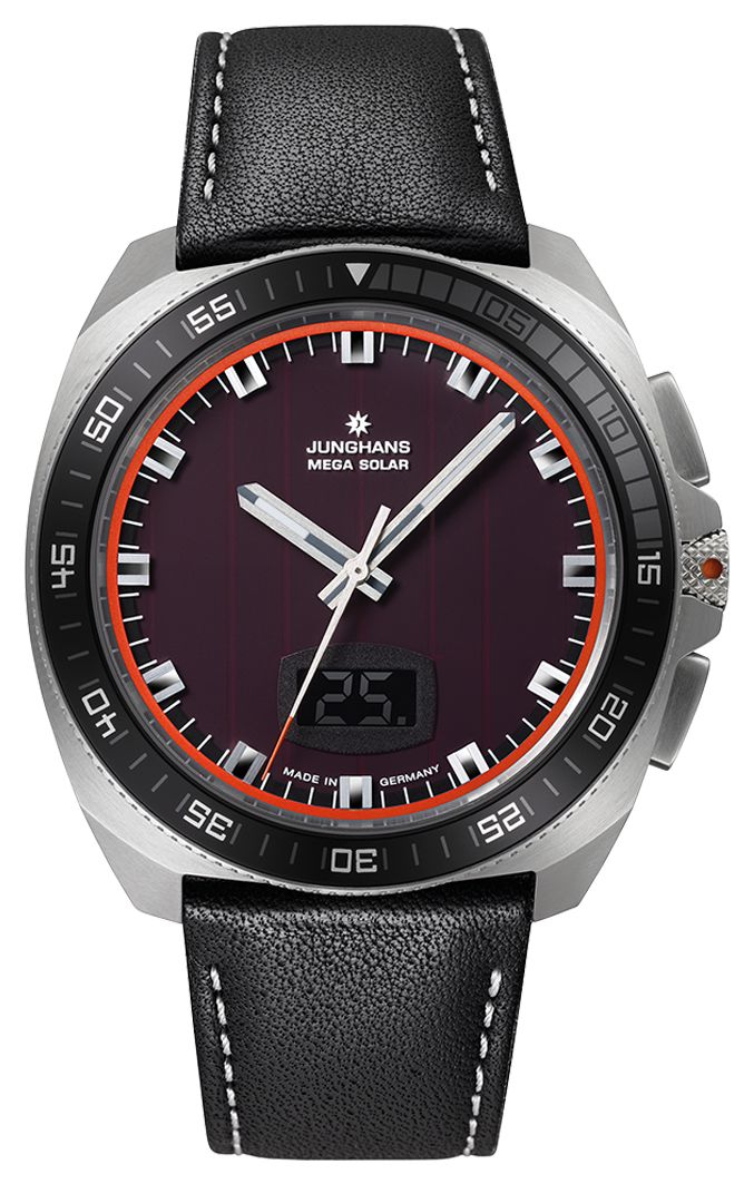 Junghans 1972 Mega Solar Radio-Controlled (43.3mm) Glass Watch