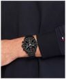 Tommy Hilfiger Hampton Black Dial Black Bracelet Watch 1792280 - alternate view 4