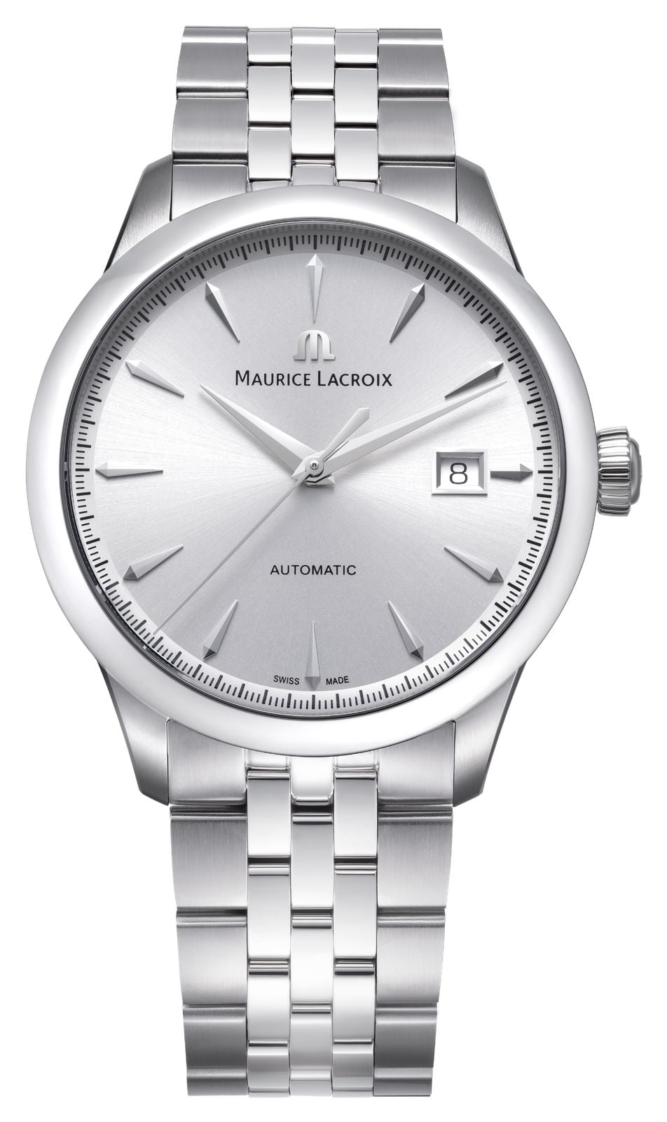 Maurice Lacroix 1975 Automatic (40mm) Silver Sun-Brushed Watch