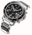 Emile Chouriet Challenger Deep Automatic Chronograph (43.5mm) Black Sunray Dial / Stainless Steel Bracelet 22.1169.G.6.AW.59.6 - widok alternatywny 2