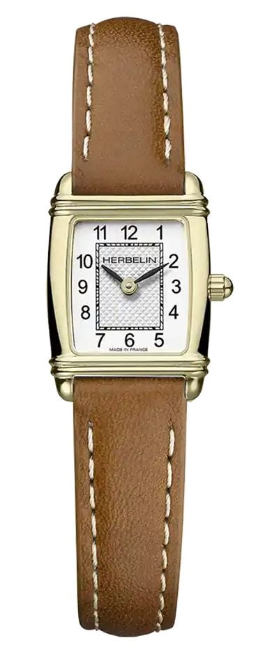 Art DÃ©co Quartz (17.8mm) GuillochÃ© Dial / Watch - Herbelin - Modalova