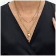 BOSS Jewellery Amara Gold Tone Ion Plated Stainless Steel Crystal Necklace 1580883 - vista alternativa 3