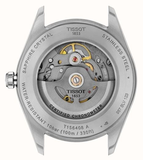 Tissot Ballade Automatic Chronometer (39mm) Ice Blue Dial / Stainless Steel Bracelet T1564081135300 - vista alternativa 5
