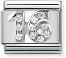 Nomination Classic 16 Sterling Silver & Steel Charm 330304/17