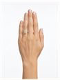 Emerald And Round Brilliant Natural Diamond 18ct Yellow Gold Double Halo Ring J94859 - vista alternativa 4
