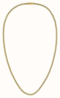 BOSS Jewellery Chain For Him Gold IP Necklace 1580173