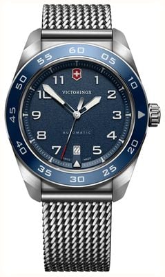 Victorinox Swiss Army Automatic (42mm) Blue Dial / Stainless Steel Mesh Bracelet 242045