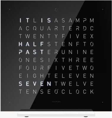 QLOCKTWO アース13.5 ピュアエディション ブラックアイスティー（英語） T4PENBI-UK