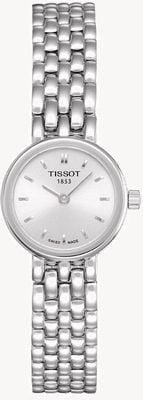 Tissot Joli bracelet en acier inoxydable pour femme cadran argenté T0580091103100