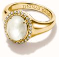Thomas Sabo Halo ring with mother-of-pearl and white zirconia TR2542-M01-14-54 - vista alternativa 2