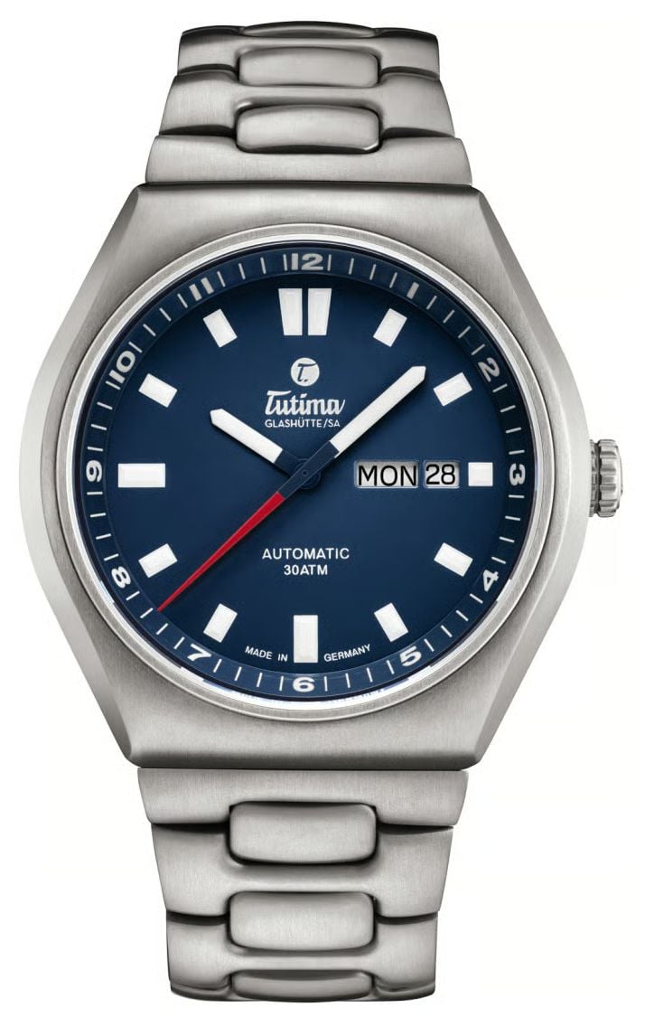 Tutima Glash&Atilde;tte M2 Coastline Automatic 43mm Deep Blue Watch