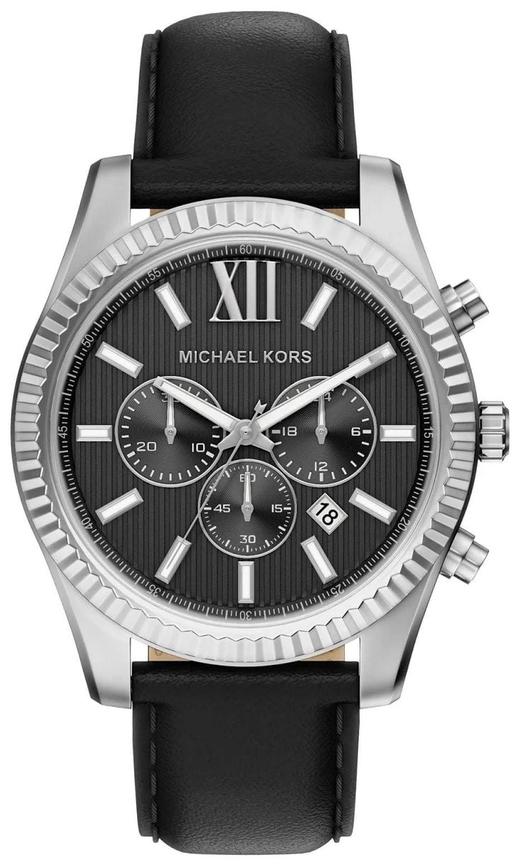 Michael Kors Chronographe Lexington pour homme cadran acier montre