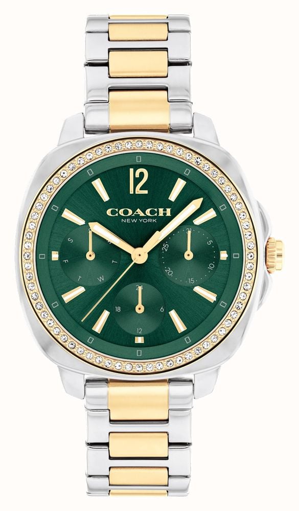 Coach watch two tone best sale