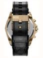 Diesel Stinger Black Leather Blue Dial Watch DZ4733 - альтернативный вид 4
