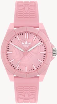 Adidas プロジェクト フォー (41mm) ピンク文字盤 / ピンクラバーストラップ AOST26039