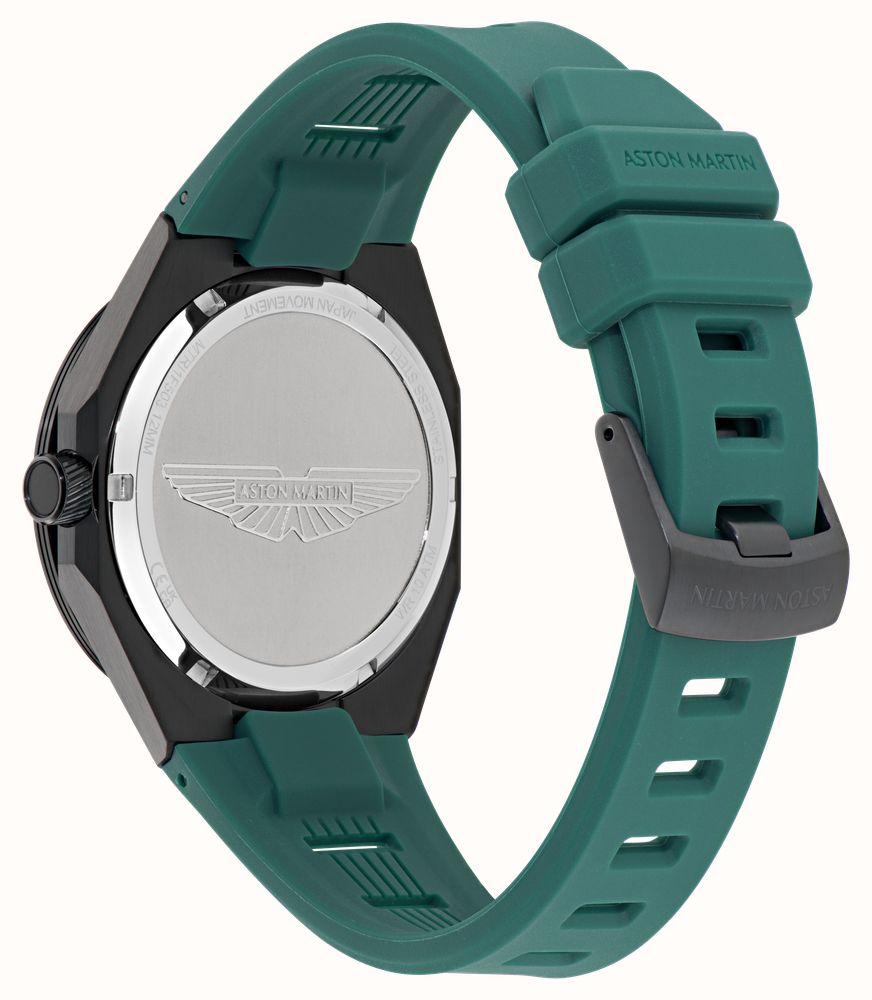 Aston Martin Thrill TKS W Quartz Multifunction (42mm) Podium Green Dial / Podium Green Silicone Strap MTRI1F503 - widok alternatywny 4