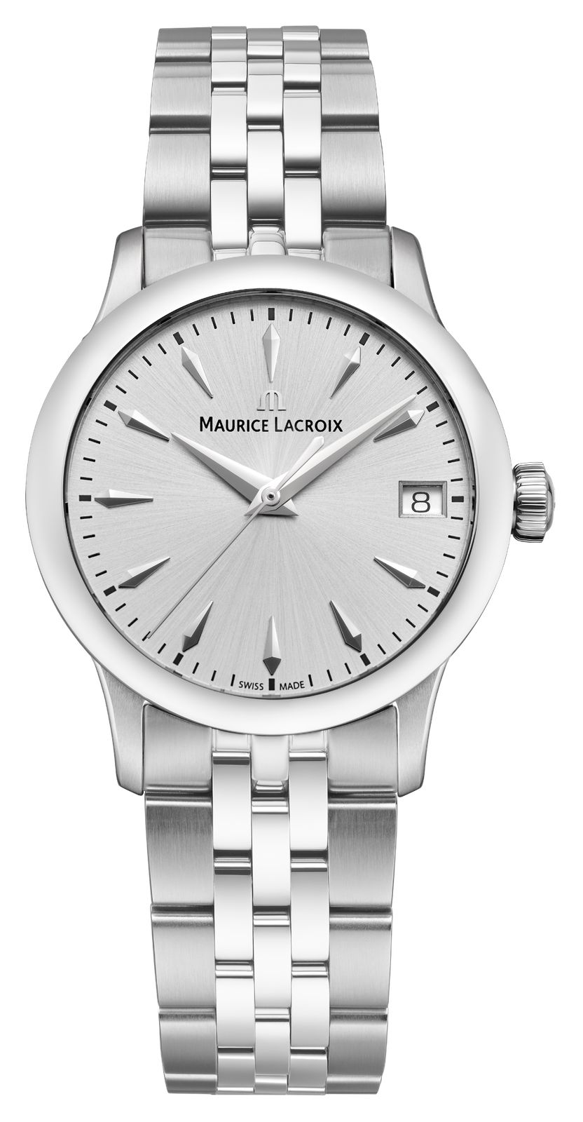 Maurice Lacroix 1975 Quartz (33mm) Silver Sun-Brushed Dial Watch