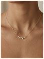 0.20ct Natural Round Brilliant Diamond 18ct Yellow Gold Necklace J69846 - alternate view 2