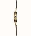 Herbelin Lady H Quartz (26mm) Silver 'Clous de Paris' Guilloché Dial / Burgundy Leather Strap 17512P1N28BU - alternate view 2