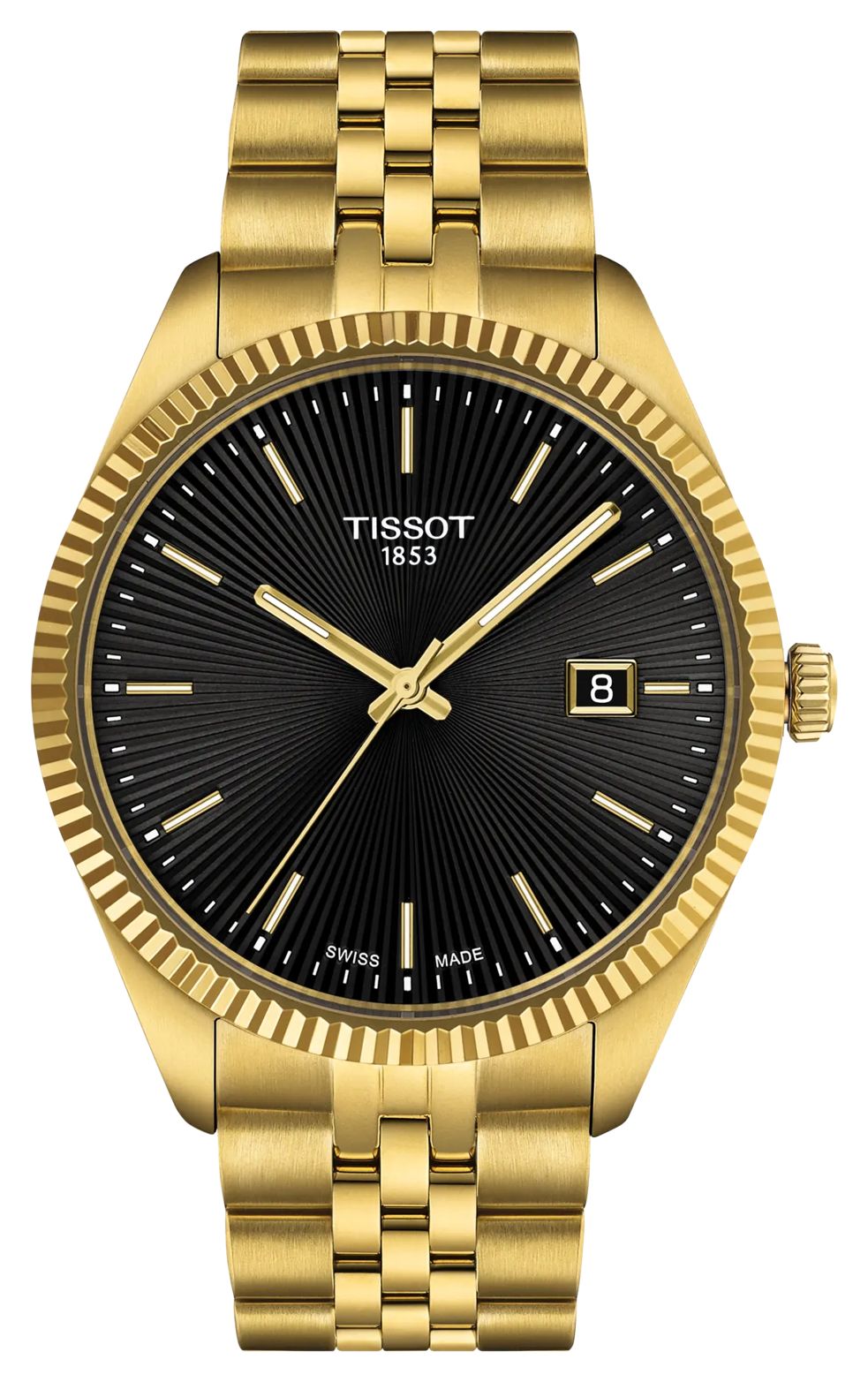 Tissot Ballade quartz (40 mm) cadran guillochÃ© noir / montre