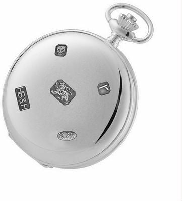 Woodford Sterlingsilber | voller Jäger | Albert-Kette PJ109(1103)