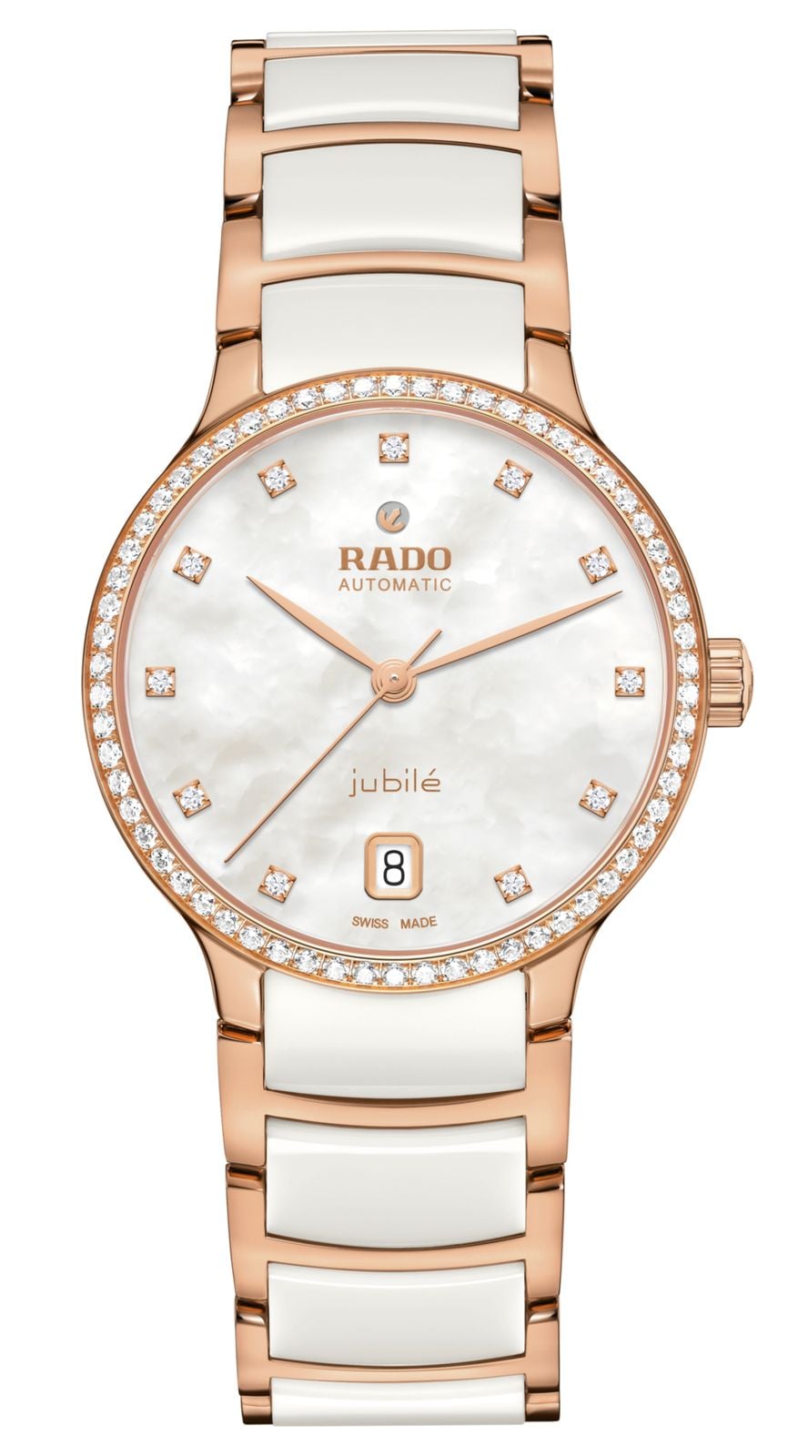 RADO automatique Centrix sertie de diamants (35 mm), montre