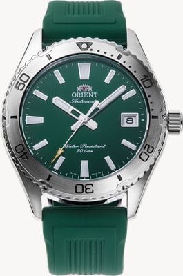 Orient Mako 40 Automatic (40mm) Green Dial / Green Rubber Strap RA-AC0Q11E30B