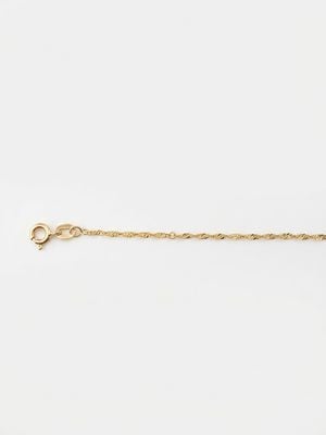 9ct Yellow Gold Fine Solid Signapore 16" 1.40mm Chain SSIN-140-9Y-16