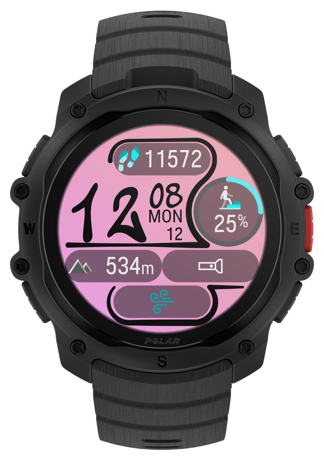 Polar Street x - de sport urbain AMOLED GPS (45mm) montre