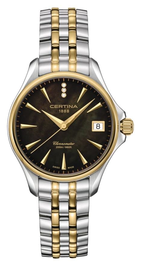 Certina Ds action lady diamant quartz (33,8 mm) cadran en montre