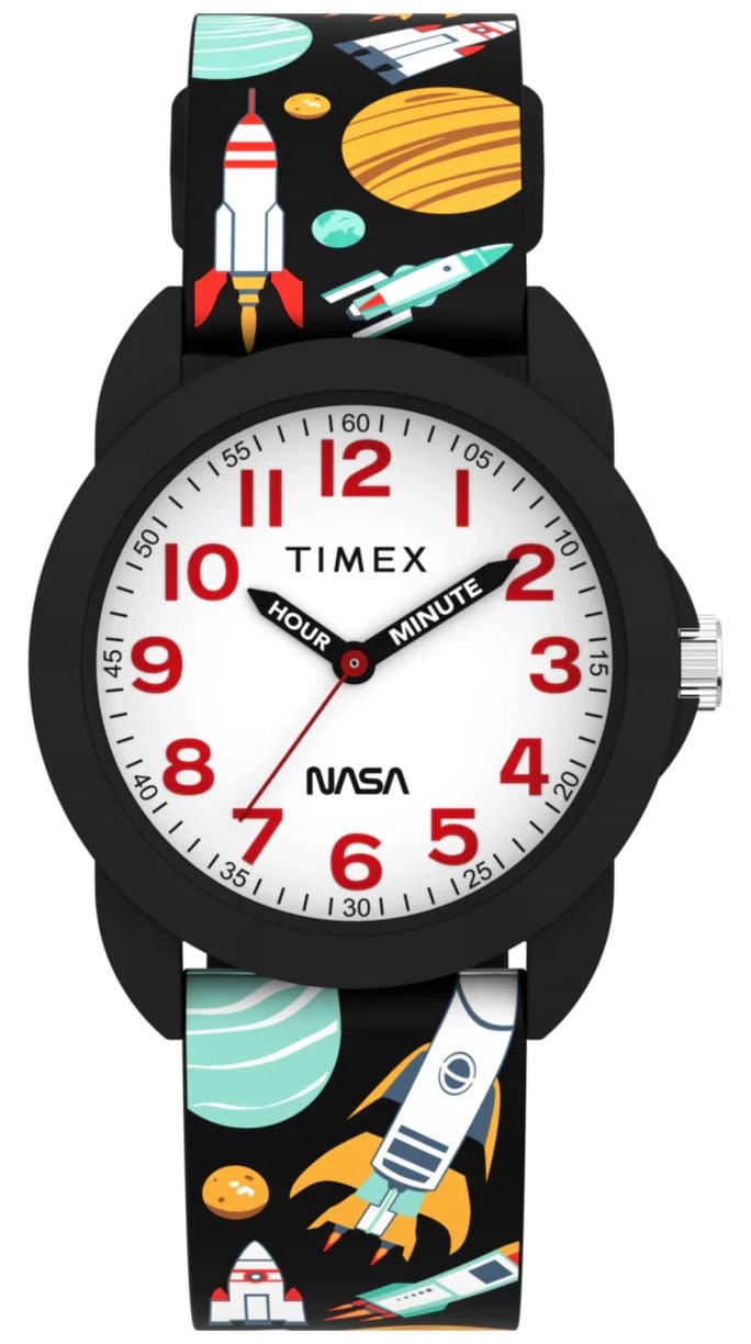 Timex NASA Kids Time Teacher (30 mm), cadran blanc / montre