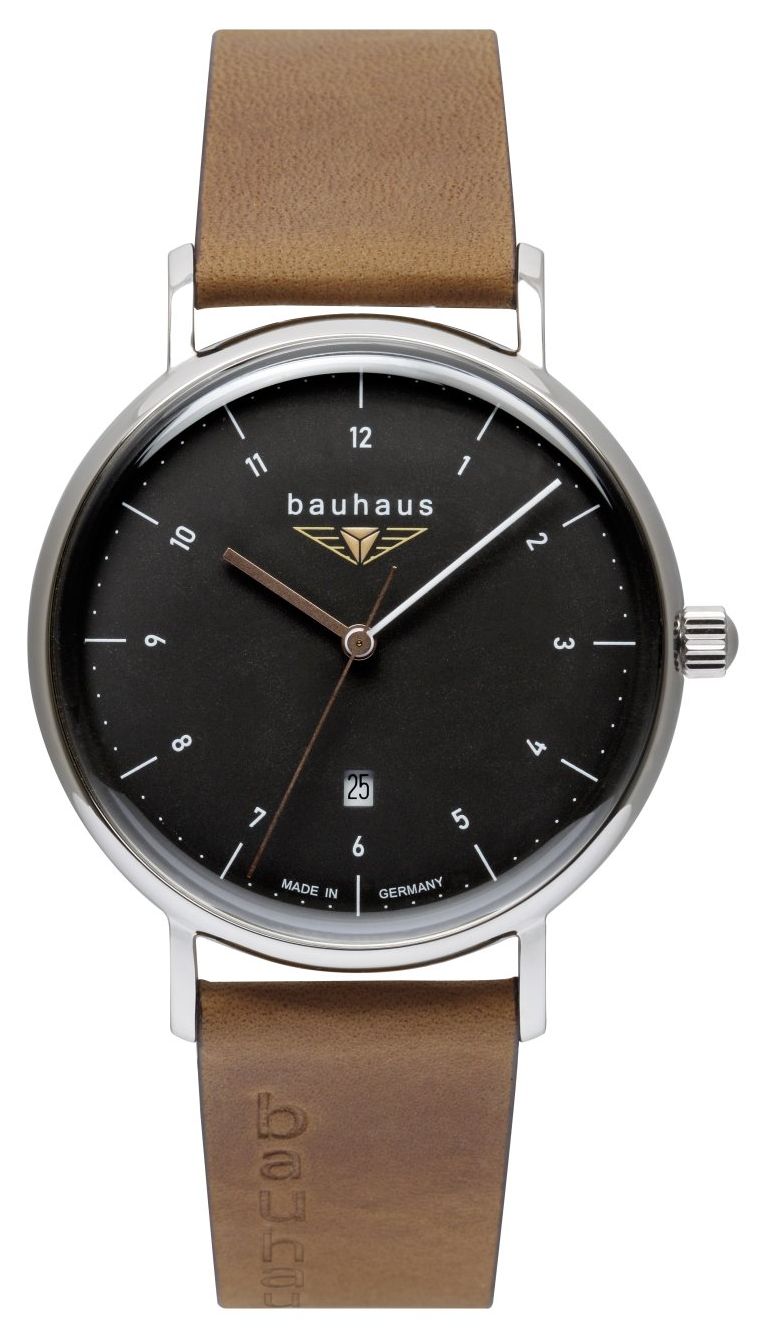 Bauhaus Quartz classique (41 mm) cadran anthracite / montre