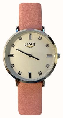 Limit Classic Crystal Set Dial / Pink Leather 60156.37
