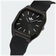Adidas City Tech Square Black Square Dial With Black Silicone Strap AOFH26515 - 备用视图 3