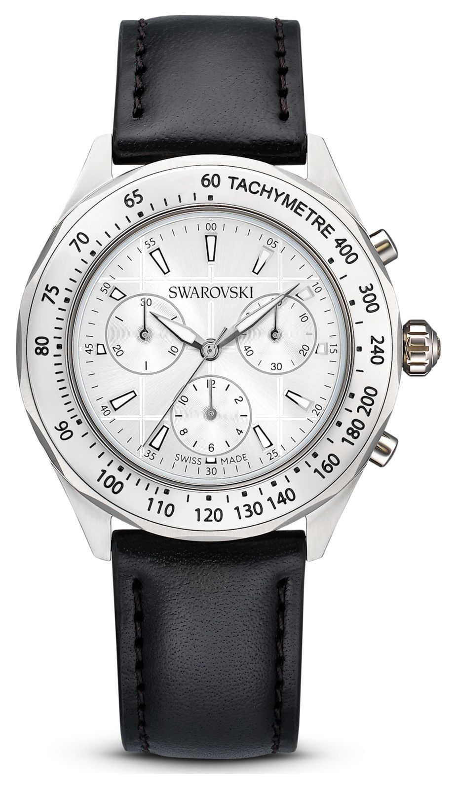 Swarovski Dextera Tachymeter (39mm) Silver Sunray Dial / Watch-image-200270