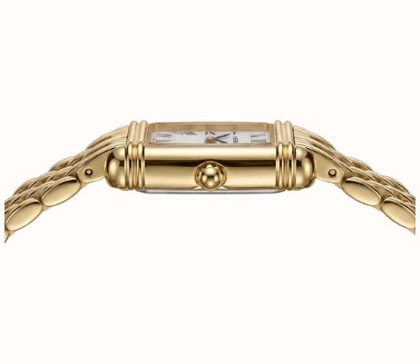 Herbelin Art Déco Quartz (17.8mm) Silver Guilloché Dial / Gold PVD Stainless Steel Double-Wrap Bracelet 17438BLP1N08 - alternate view 2