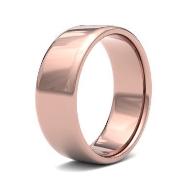 James Moore Wedding Ring | 9 Karat Roségold | 7 mm | leicht | Größe Softcourt | ag_7lls-9r AG_7LLS-9R