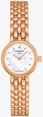 Tissot Women's Lovely Rose Gold PVD Plated MOP Dial T0580093311100