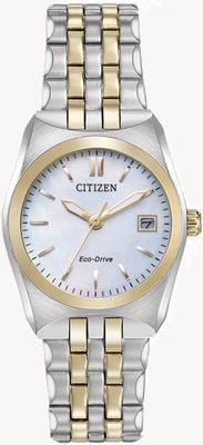 Citizen Women's | Eco-Drive | Mother-of-Pearl Dial | Two-Tone Stainless Steel Bracelet EW2296-58D