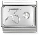 Nomination Classic Capricorn Cubic Zirconia Sterling Silver Charm 330302/10