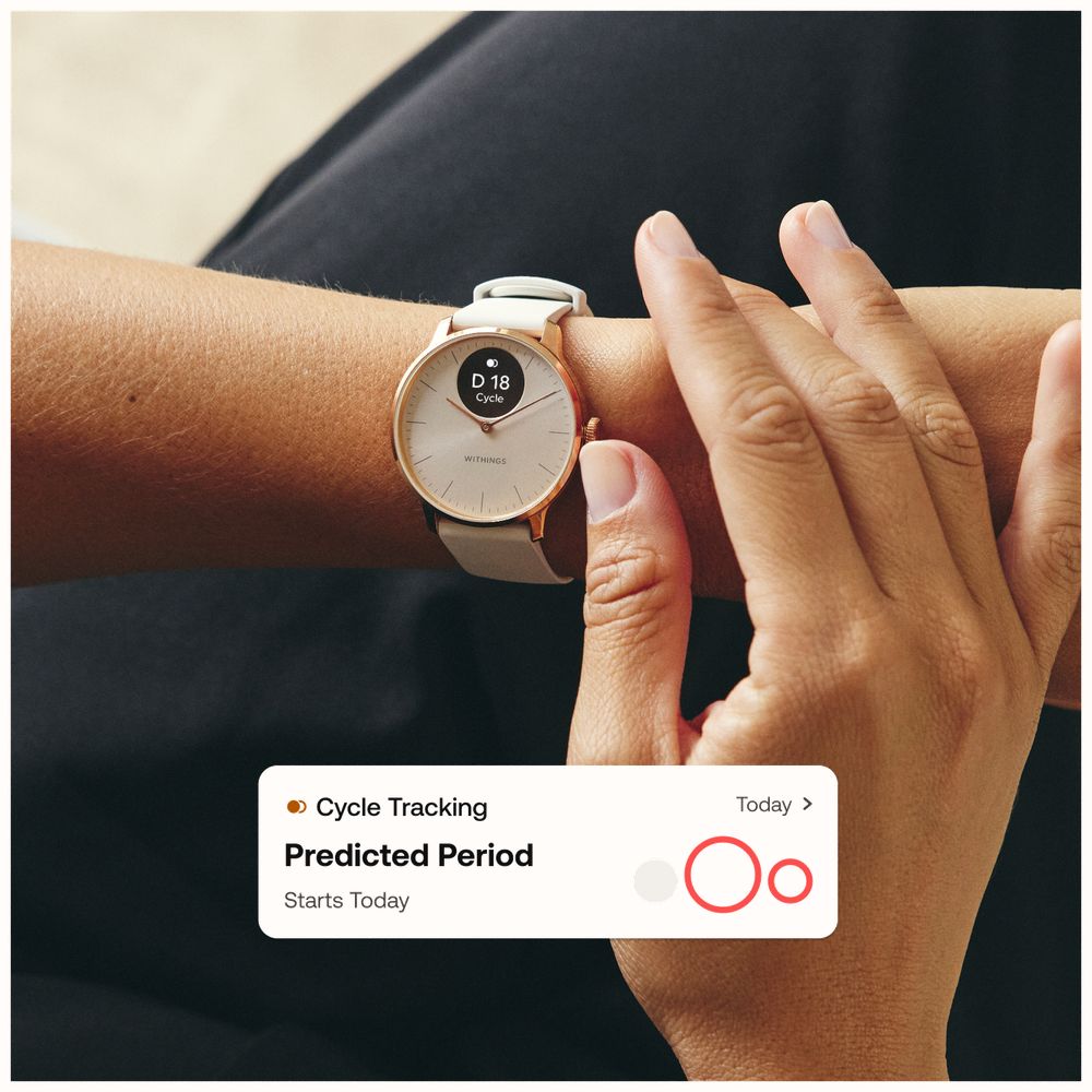 Withings ScanWatch Light - Hybrid Smartwatch (37mm) White Dial / Grey ...