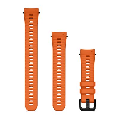 Garmin 20-milimetrowy silikonowy pasek do zegarka w kolorze pomarańczowym (instinct e – 40 mm) 010-13397-03