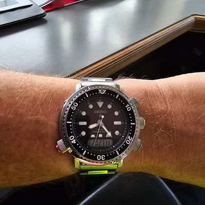 Seiko Hybrid Diver's Solar 