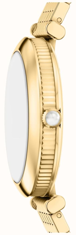 Emporio Armani Three-Hand Crystal Quartz (32mm) Mother-of-Pearl Dial / Gold PVD Stainless Steel Bracelet AR11809 - alternate view 2