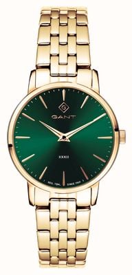 GANT PARK AVENUE 32 (32mm) Green Dial / Gold PVD Stainless Steel G127020