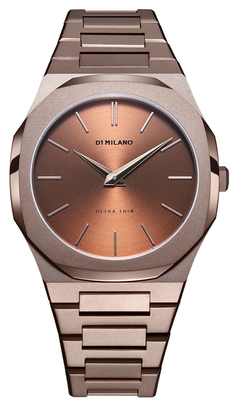 D1 Milano Ultra Thin Chocolate 40mm Brown Brushed Dial  Watch