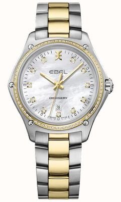 EBEL Discovery Lady - 80 Diamonds (33mm) Mother of Pearl Dial / 18K Gold & Stainless Steel 1216550