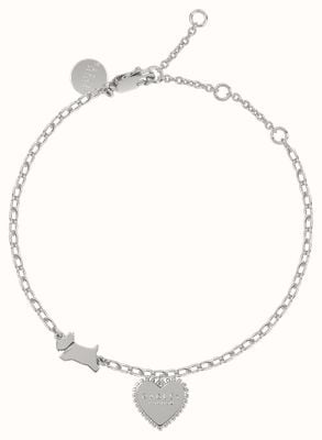 Radley Jewellery Fashion | Sterling Silver Bracelet | Heart & Dog Charm RYJ3121S