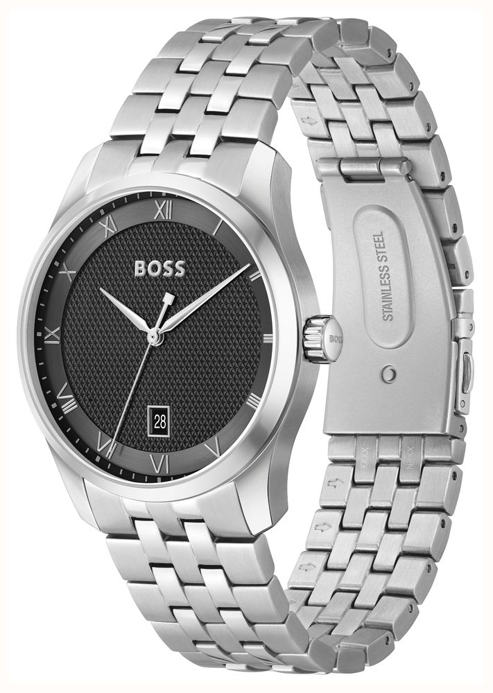 BOSS Graceful Mina Stainless Steel Black Dial Watch 1570204 - widok alternatywny 2